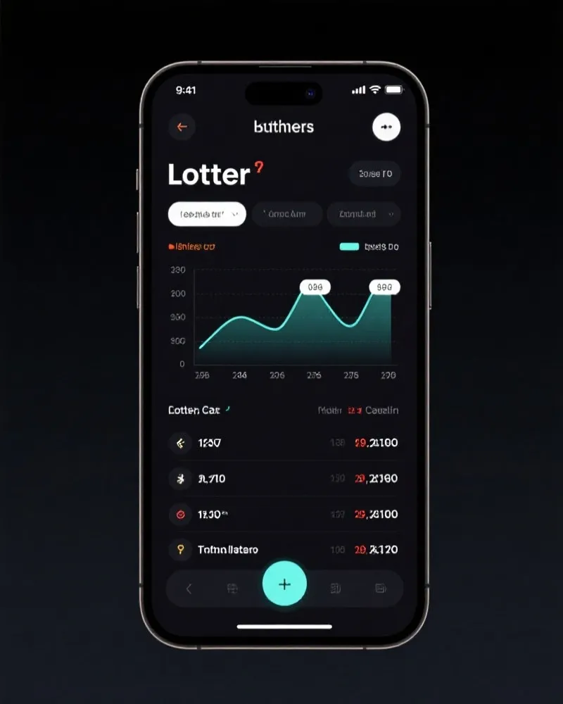彩票百度 APP 界面展示